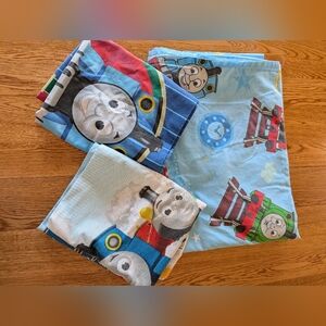 Thomas The Tank Train Twin Flat Sheet And Pillow Mixed Lot Of 3 Gullane 03,06,15